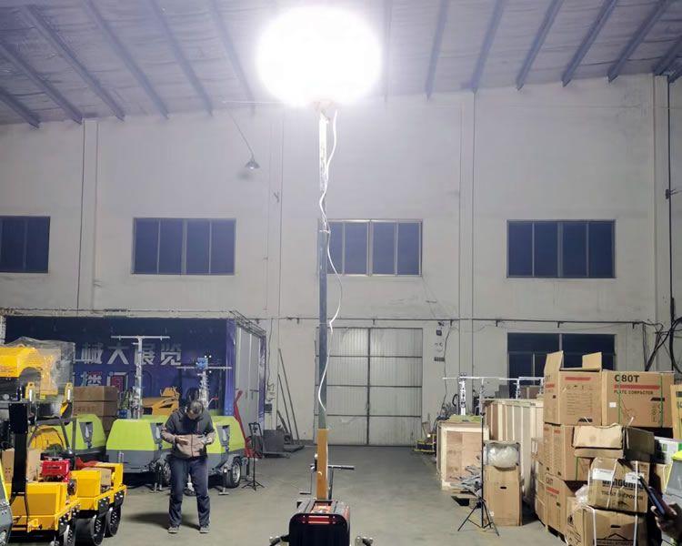 7米、9米手推式 拖車式移動照明燈車安裝使用方法